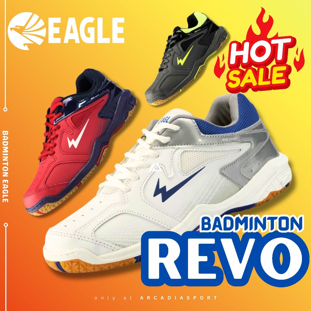 EAGLE REVO SEPATU BULUTANGKIS PRIA WANITA ARCADIA SPORT BANDUNG