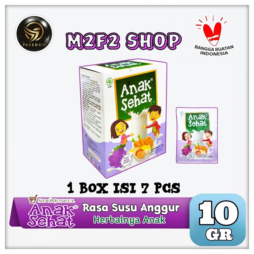 

Sido Muncul Anak Sehat | Susu Bubuk Rasa Anggur Sachet - 10 gr (Kemasan 1 Box)