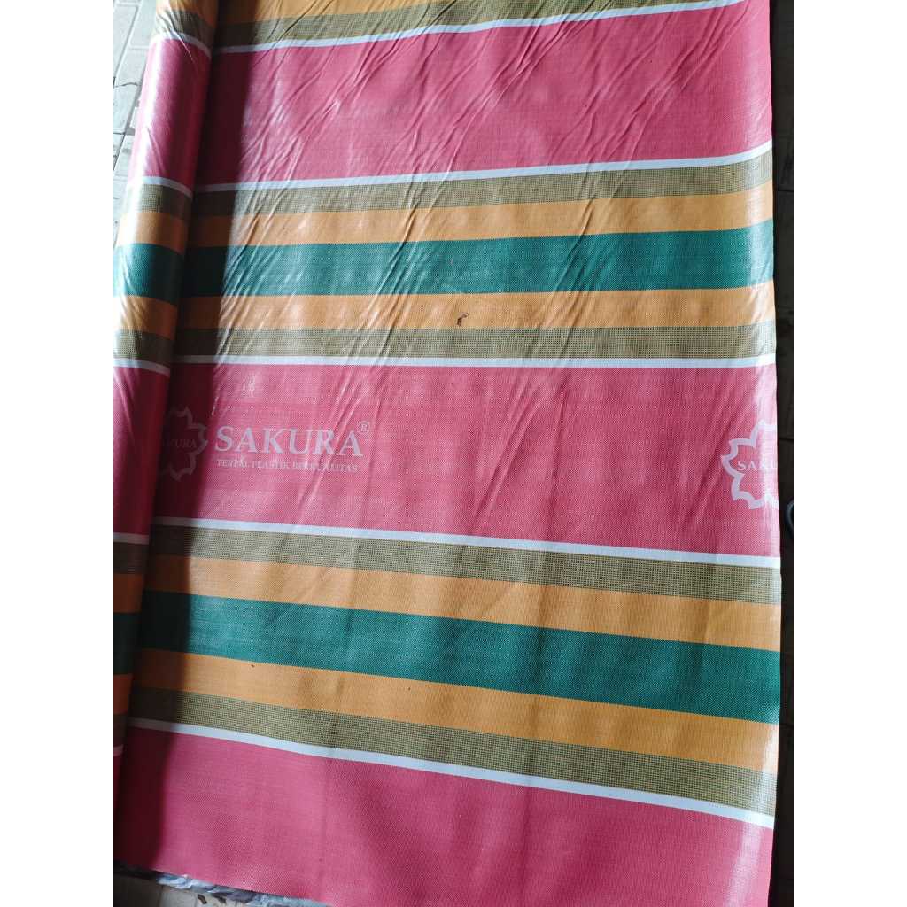 Terpal Plastik Salur Sakura [Custom Ukuran]