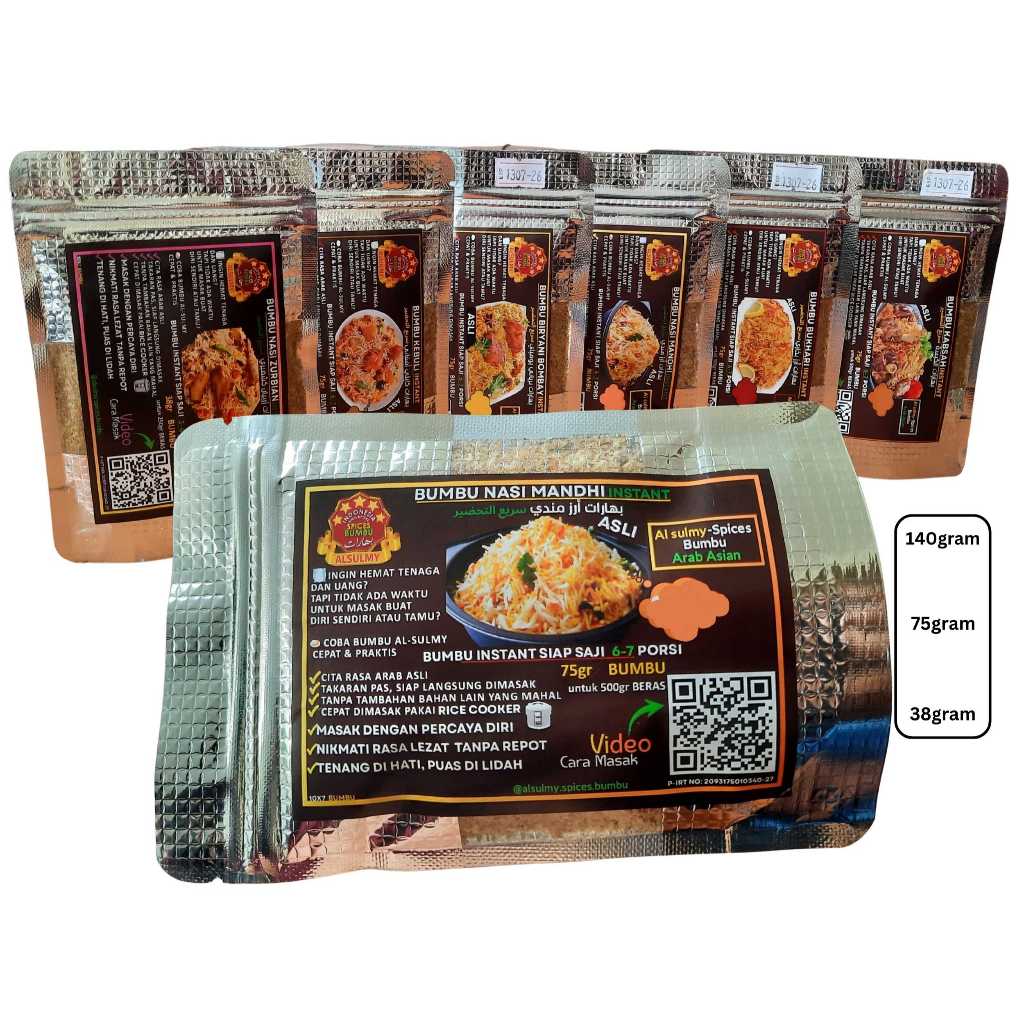 

Bumbu Nasi Mandhi Instant 250g - 1kg
