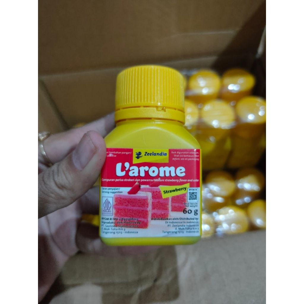 

L'AROME PERISA KUE RASA STRAWBERRY - 40 GR // PASTA STRAWBERRY UNTUK KUE