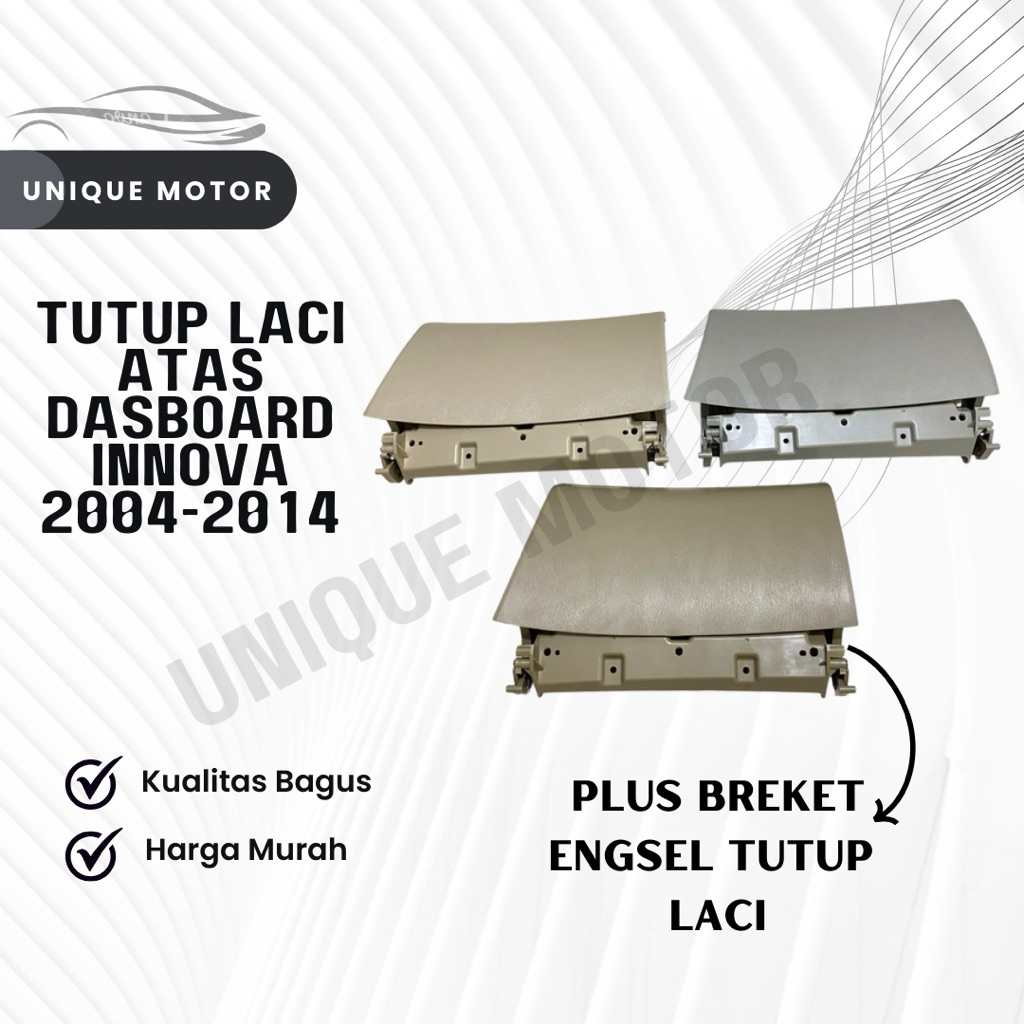 Tutup Laci Atas Dashboard Toyota Innova 2004-2014 – Sparepart Interior Mobil Impor