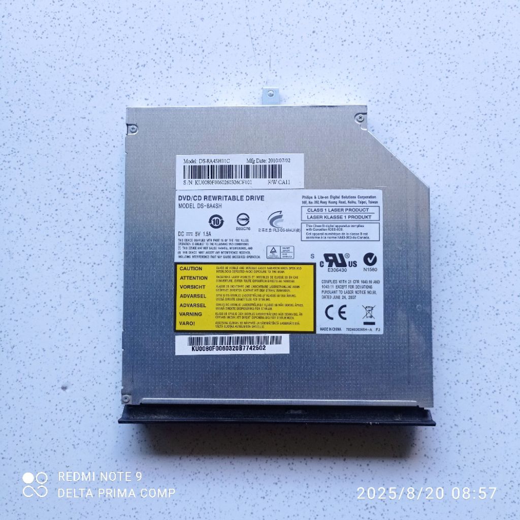Optical drive laptop acer aspire 4745G 4745