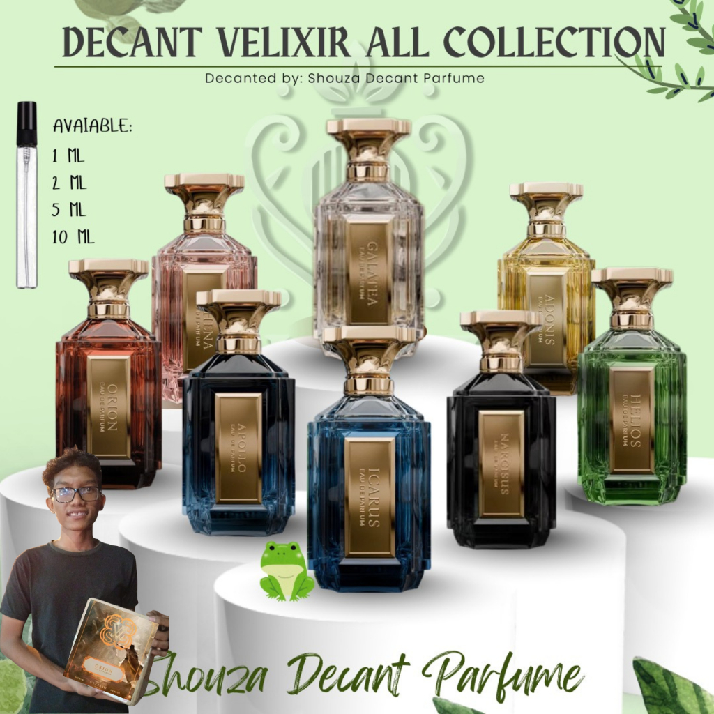 Decant Parfum Velixir [ALL COLLECTION] Athena, Asteria, Uranus, Morpheus, Galatea, Icarus, Apollo, D