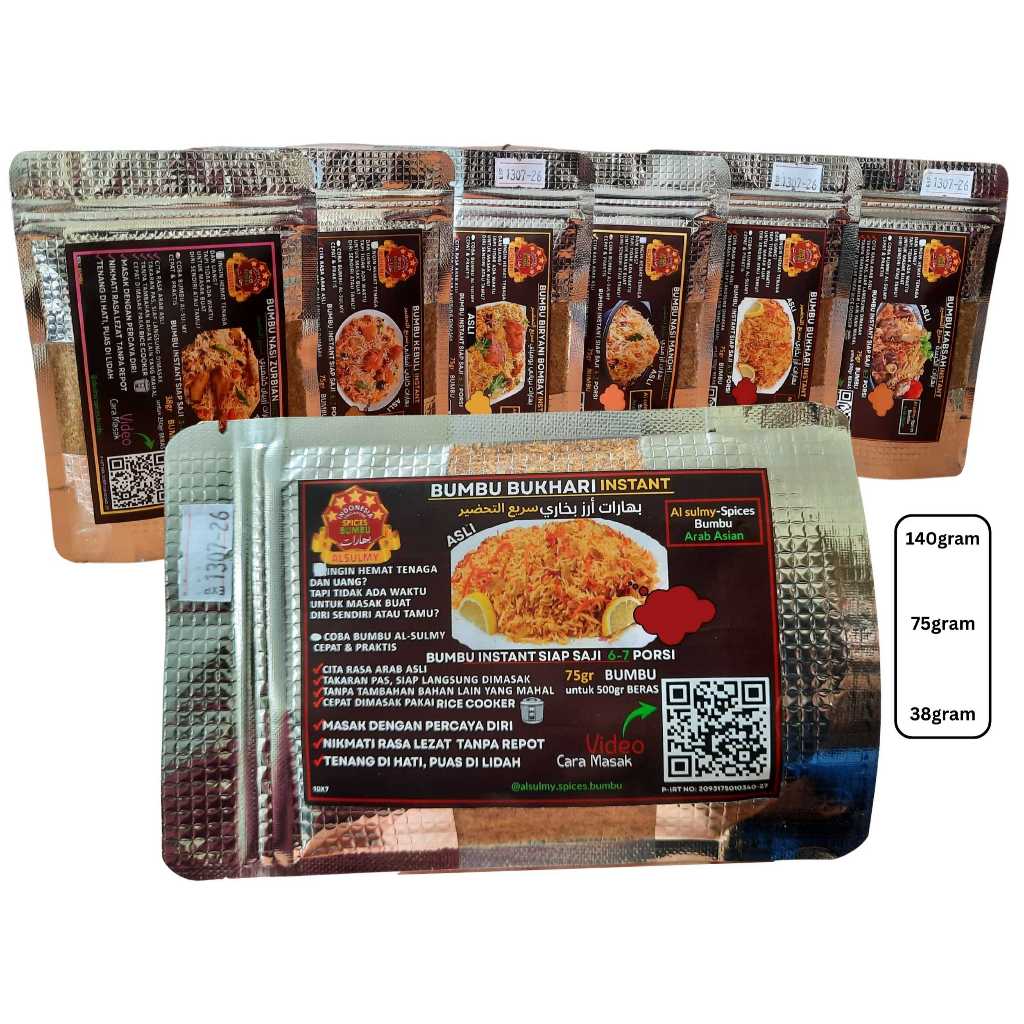 

Bumbu Nasi Bukhari Instant 38g-140g