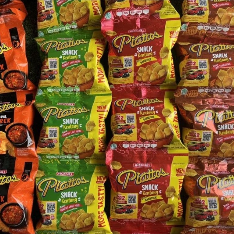 

Ciki Piattos Renceng isi 10 Snack Kentang Piattos Satuan @20gr