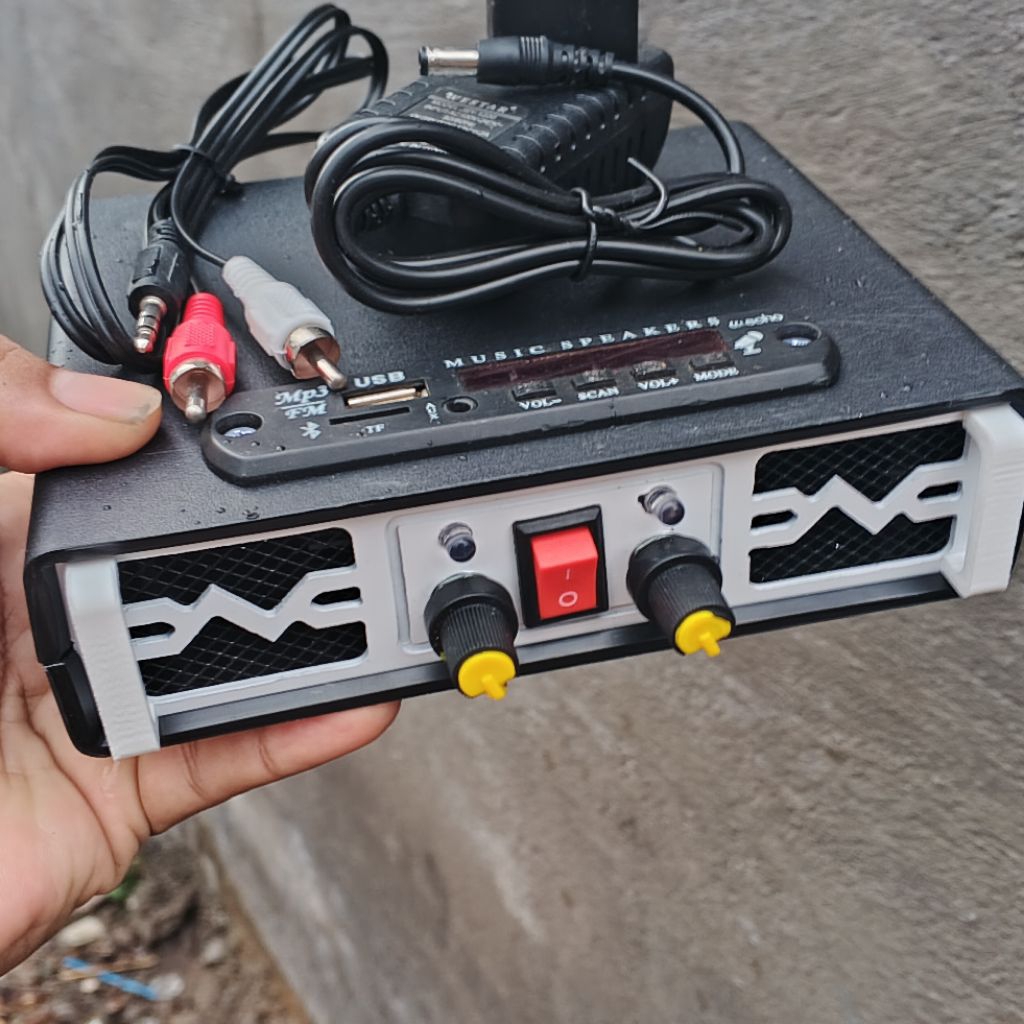 AMPLI MINI DC 12 VOLT STEREO 2CHANEL SUDAH BLUETOOTH SUARA BASS JERNIH , POWER AMPLIFIER MINI DC 12 