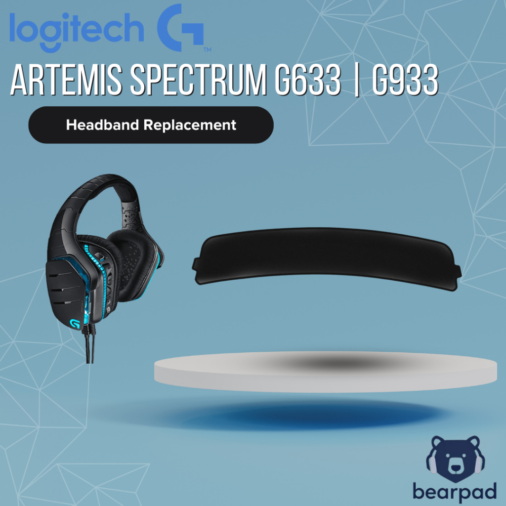 Headband Replacement Logitech Artemis Spectrum G633 G933 Head Band Headpad Pengganti Headset Head Pa