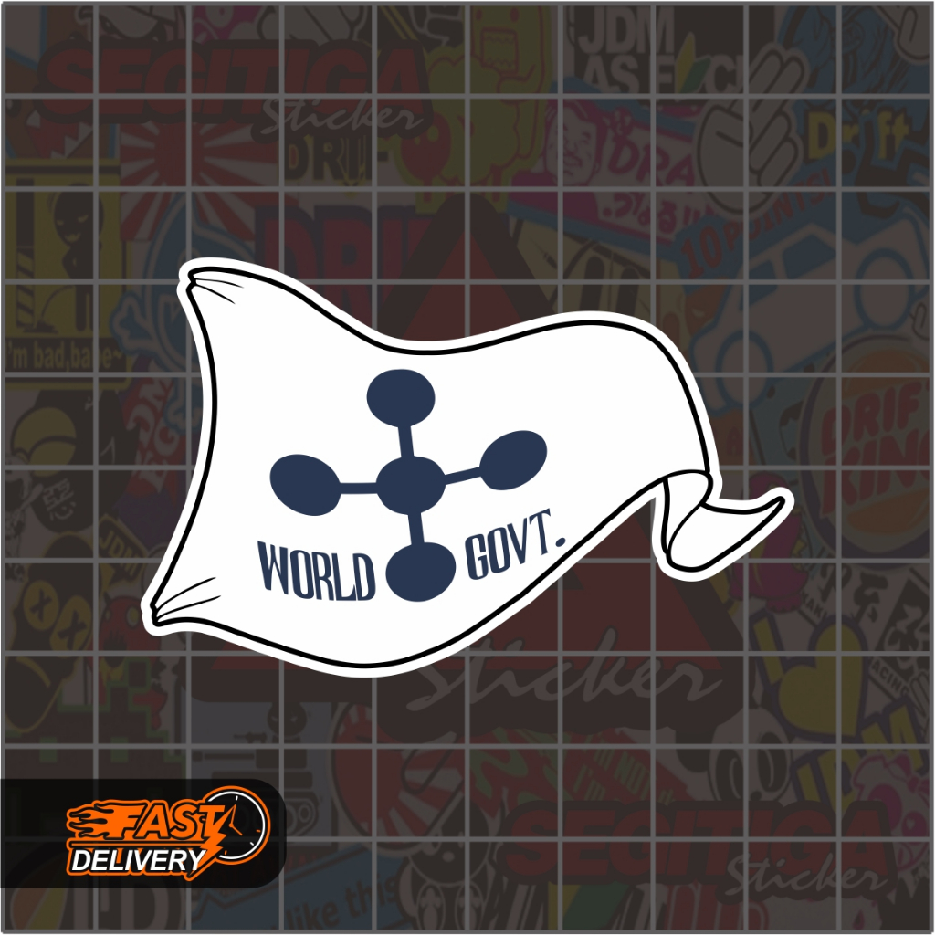 

Sticker World Government Ukuran 7 x 4.5 Cm