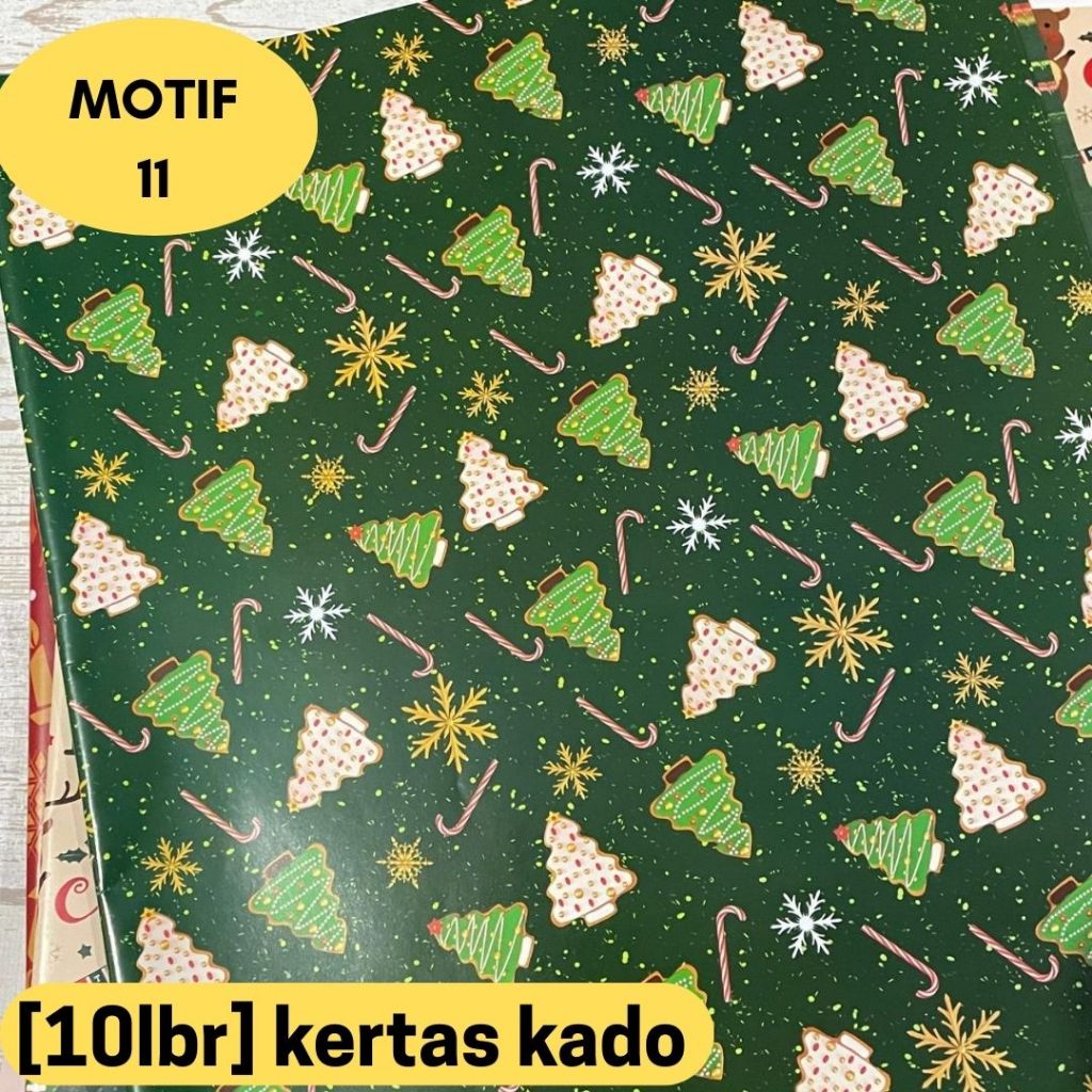 

[10 Lembar] Kertas Kado Natal | Christmas Gift Paper