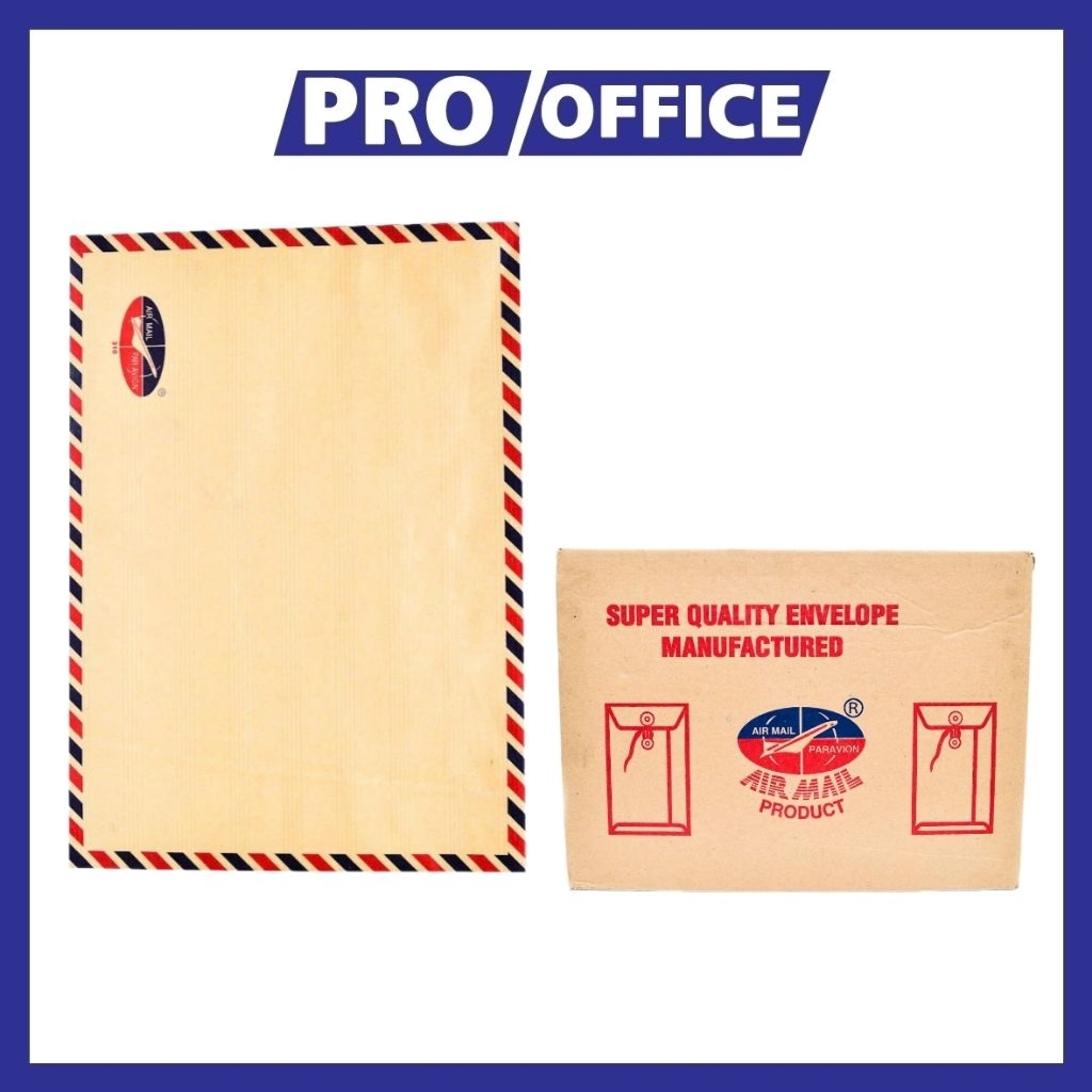 

ProOffice - Amplop Tali Airmail 310 | 1 Dus Isi 50 Pcs | Amplop Dokumen Kantor