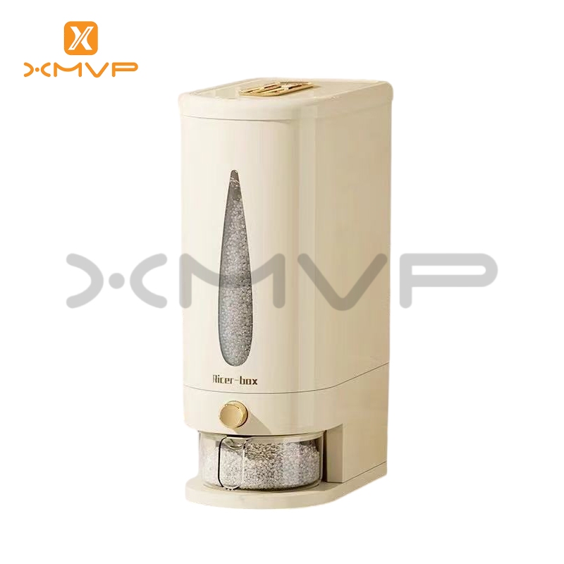 XMVP 5KG/10KG Rice Box Empat Kontainer Beras Anti Kutu Anti Air Anti Lembab Dobel Silicon Seal Dispe