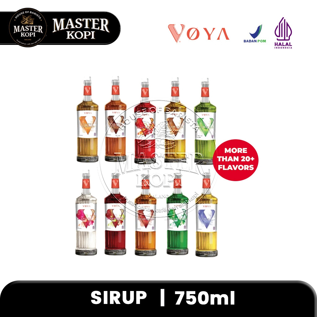 

Sirup Minuman Kafe VOYA Premium Syrup Aneka Rasa - Botol Plastik 750ml