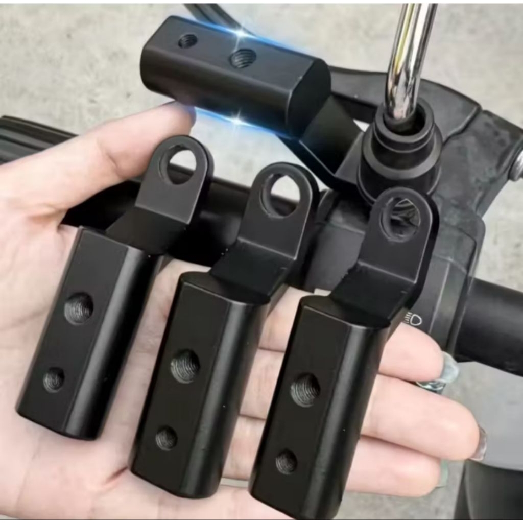 Breket Lampu Breket holder hp didudukkan spion Cnc LVR brg import