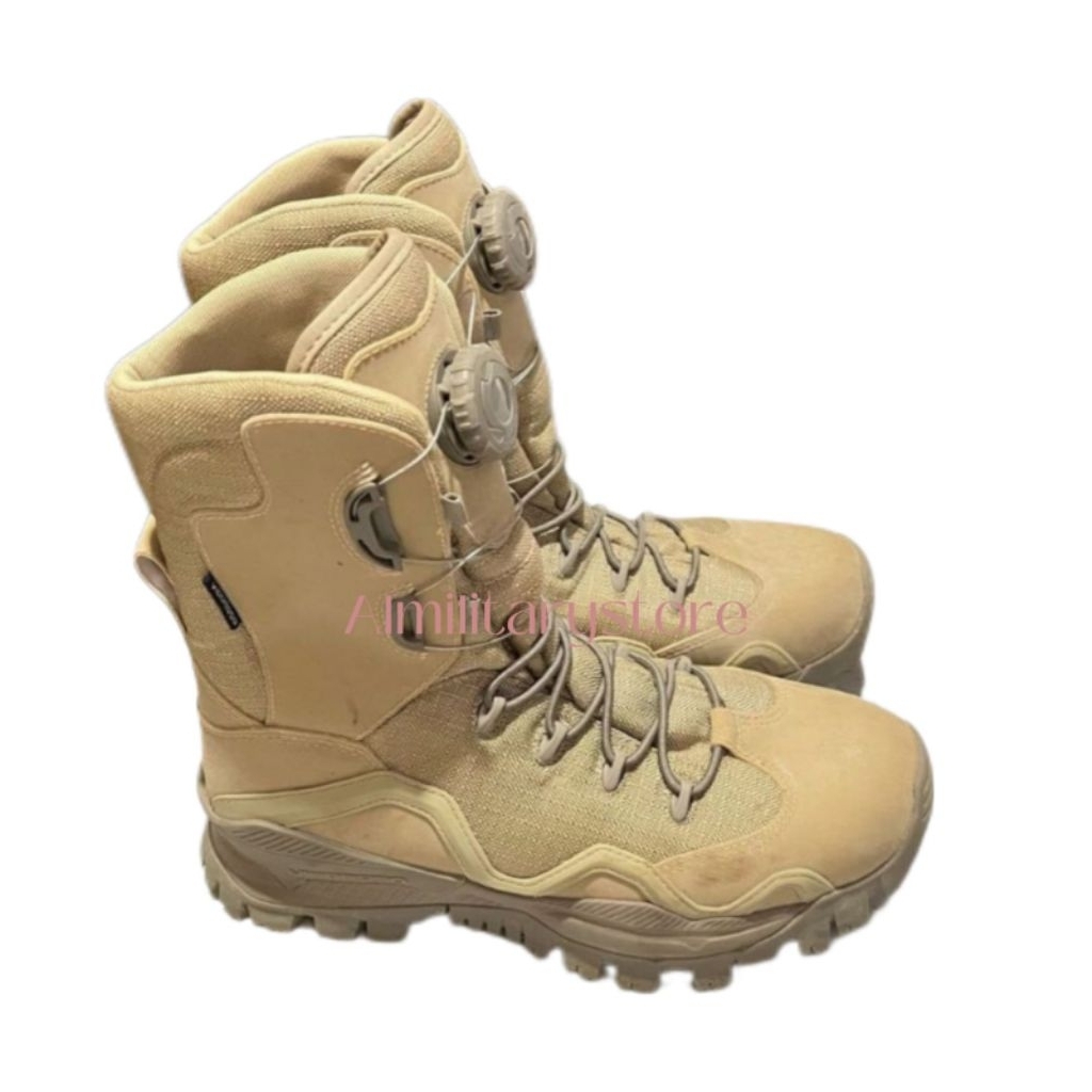 sepatu pdl vigoroso elite boots gurun (cream ) like new