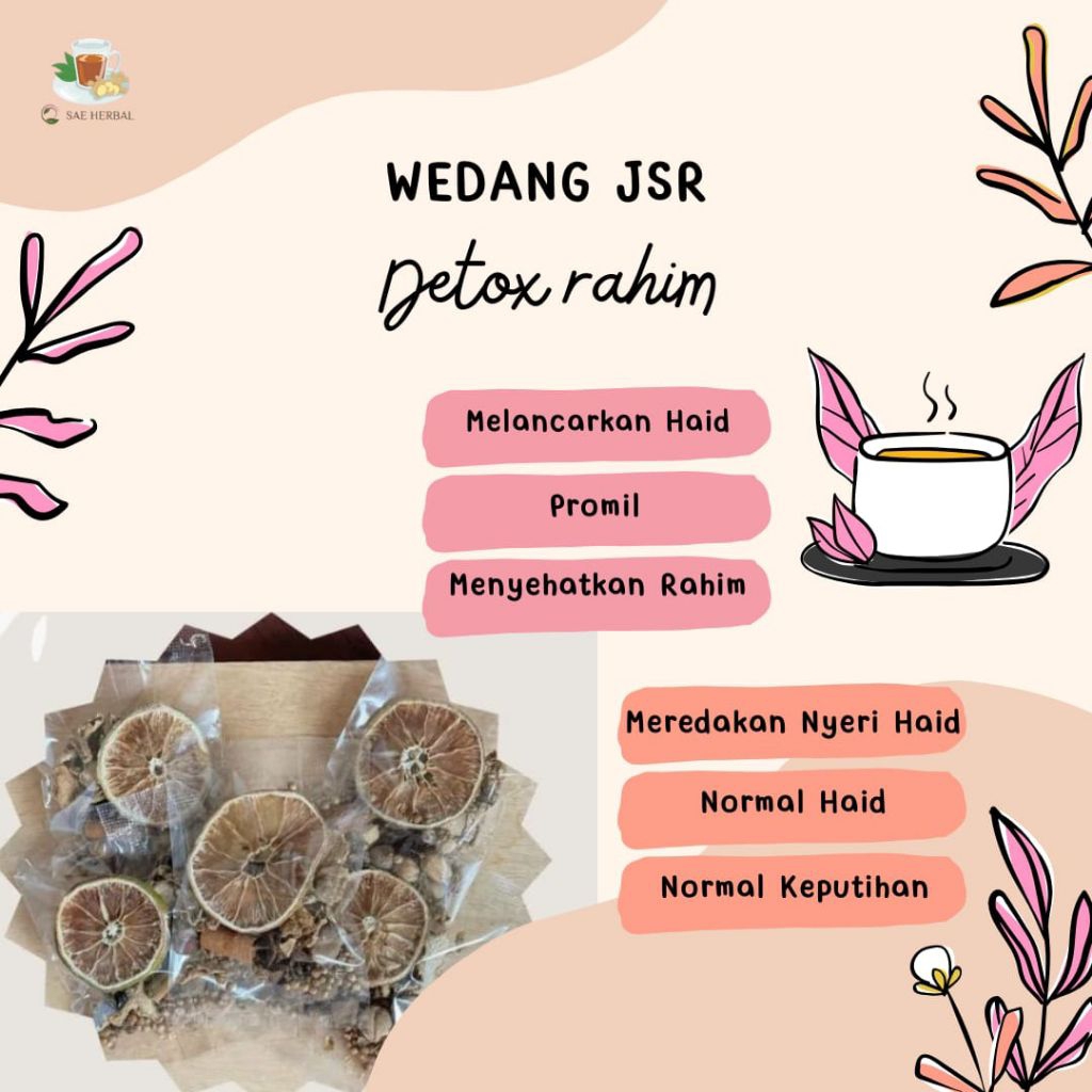 

(PAKET 10 HARI) DETOX RAHIM PROMIL JSR WEDANG PROMIL MENSTRUASI TIDAK TERATUR