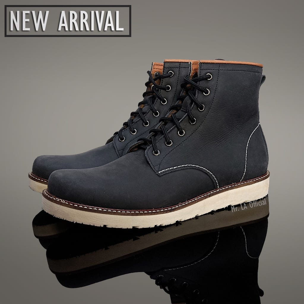 Best Selling Boots RW 02 Boots Leather Size 38-46 - TokoShoesBandung