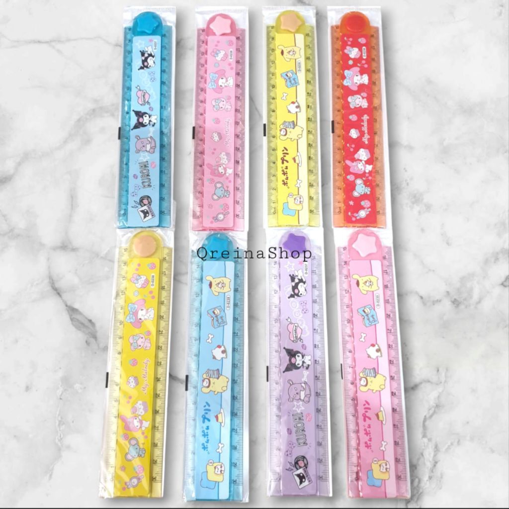 

#Qreinashop Penggaris 30cm Lipat Sanri0