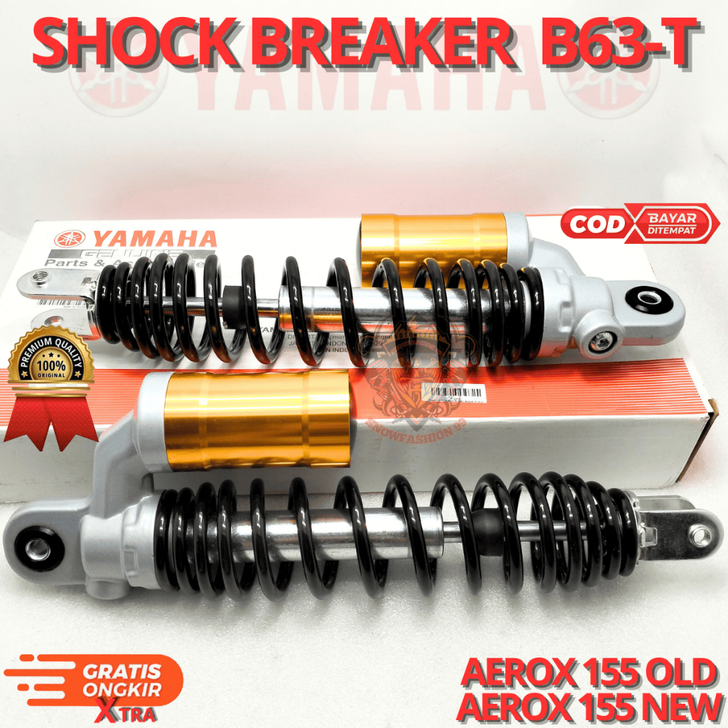 SHOCK BREAKER B63-TABUNG UNTUK MOTOR Aerox 155 Old,Aerox New YAGP BERKUALITAS ORIGNAL ASLI ORI