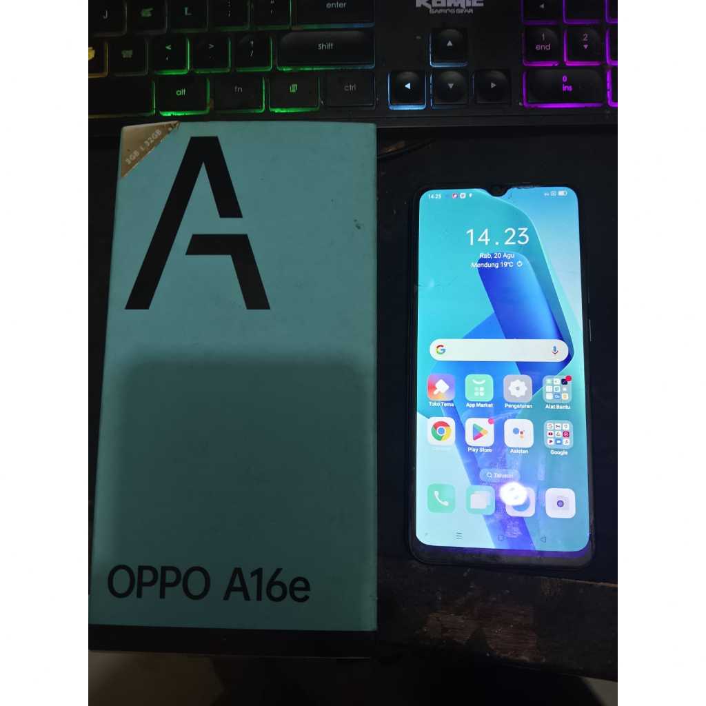 OPPO A16e SECOND 3/32GB HANDPHONE SECOND HP SEKEN HP BEKAS HP MURAH / OPPO A16e