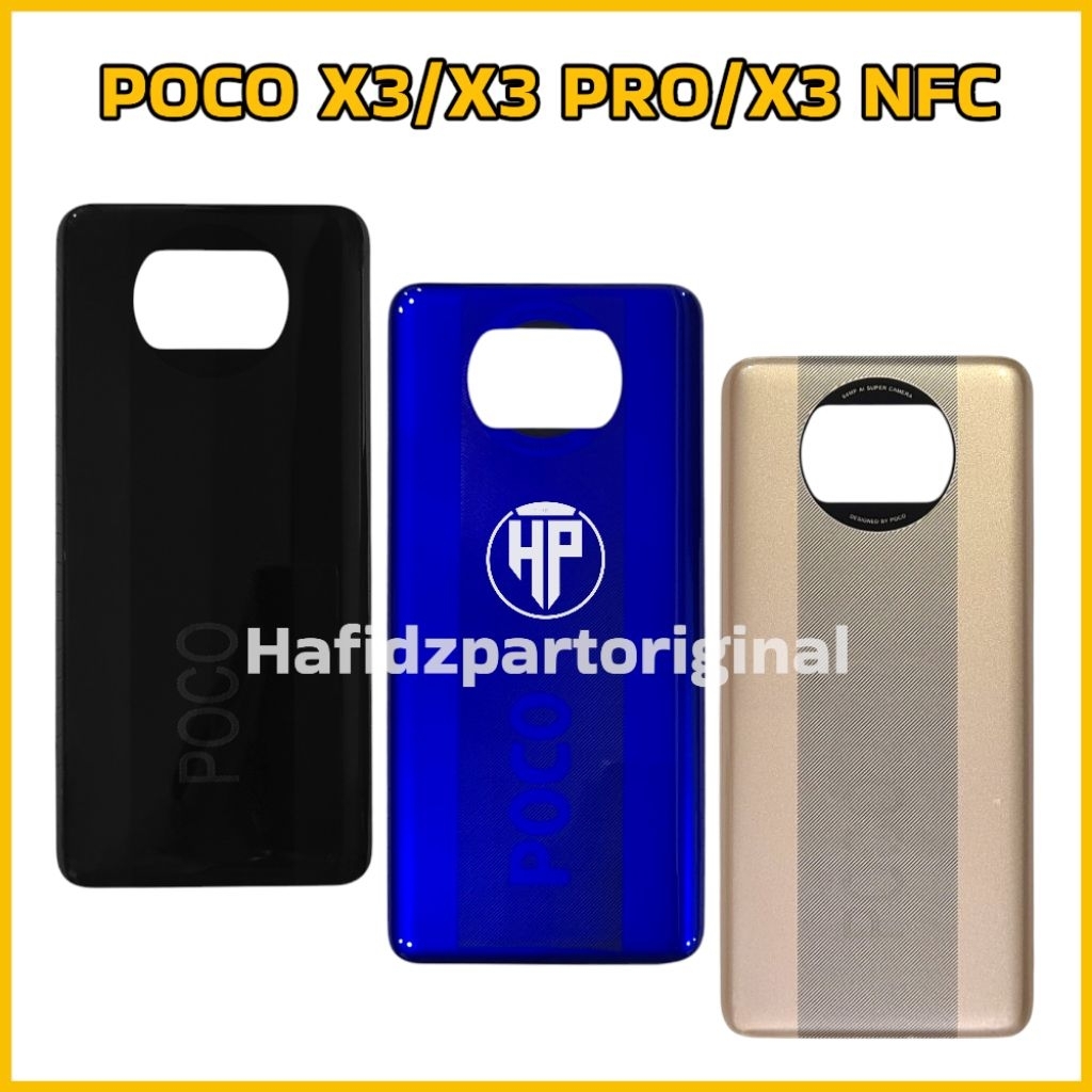 Backdoor Backcover Casing Belakang Xiaomi Poco X3 / X3 NFC / X3 Pro Copotan Cabutan