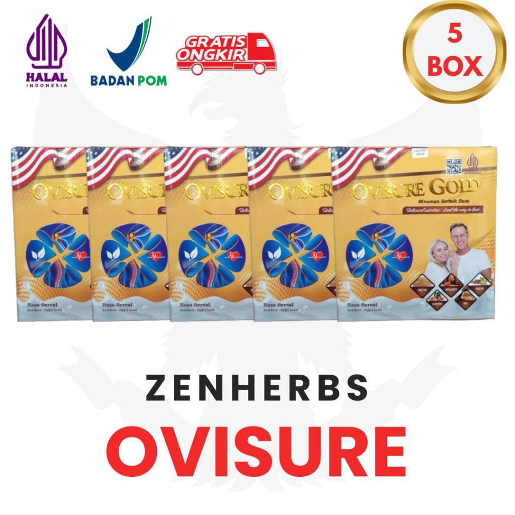 

Paket 5 Box Susu Ovisure Gold Kemasan Terbaru Milk Susu Obat Tulang Dan Sendi