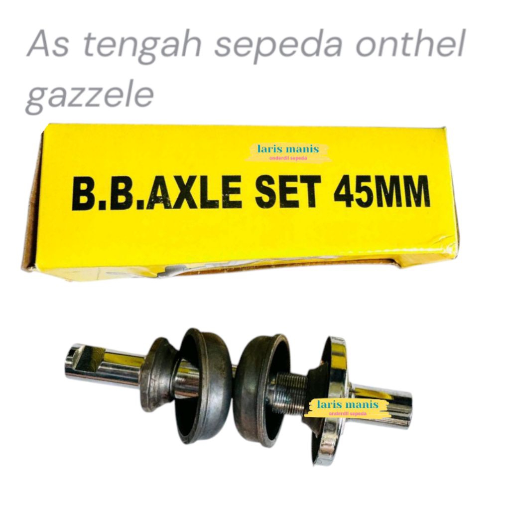 ALI BB AS TENGAH KERONCONG BESAR SEPEDA ONTHEL ONTEL 28 GAZELLE GERMANY