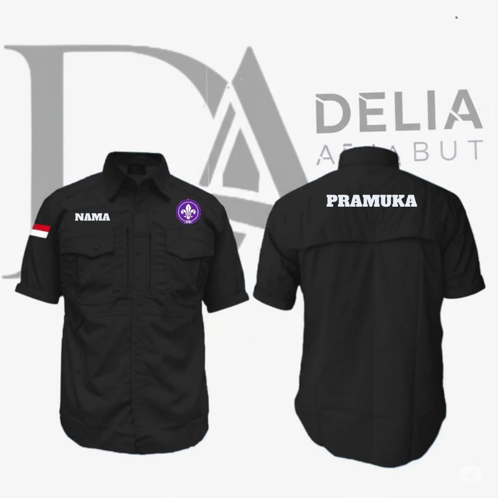 kemeja pramuka/baju pramuka/kemeja mteck pramuka/kemeja lapangan pramuka/kemeja pdh pramuka/kemeja p