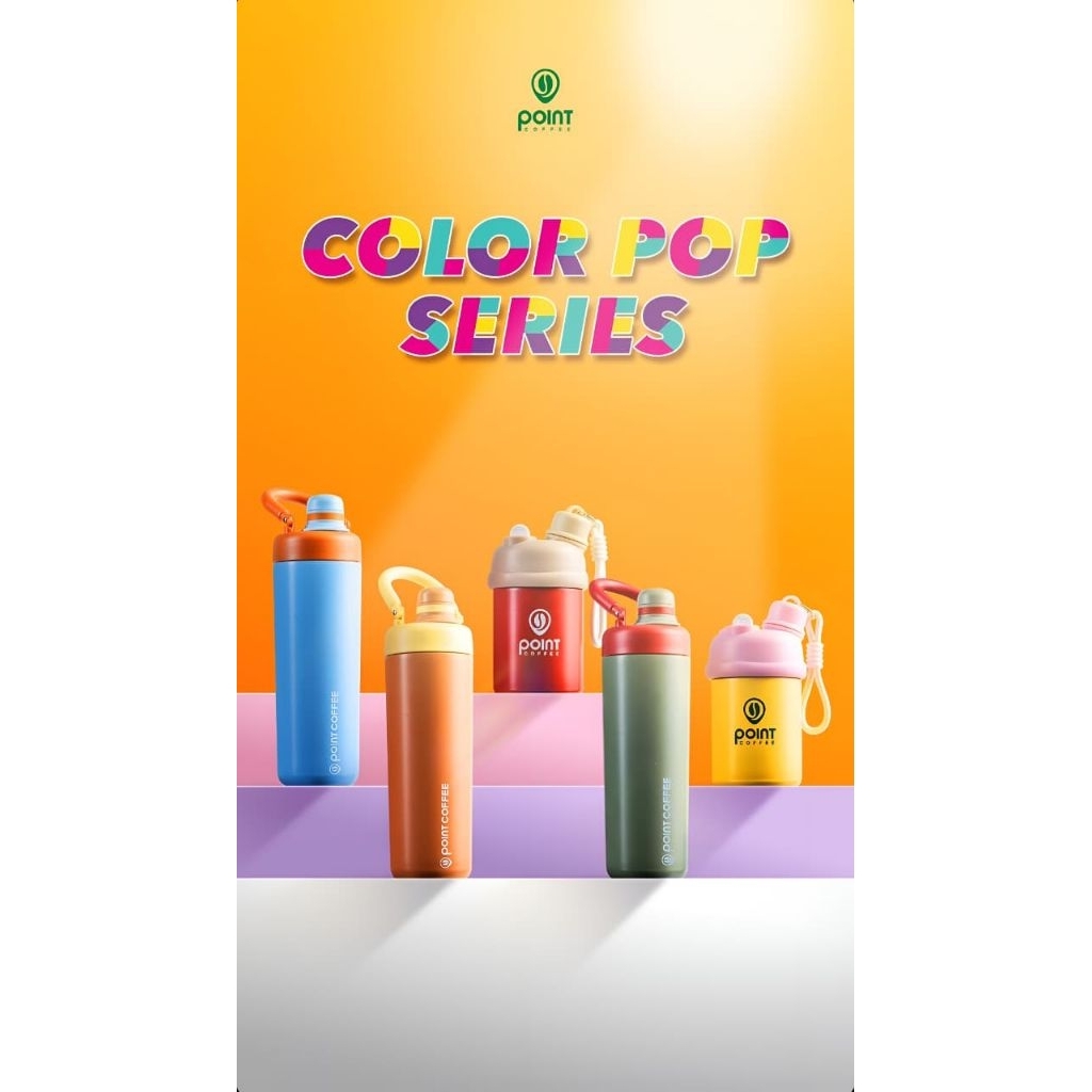 TUMBLER VACUUM CUP PREMIUM POINT COFFEE 800 ML dan 420 ML