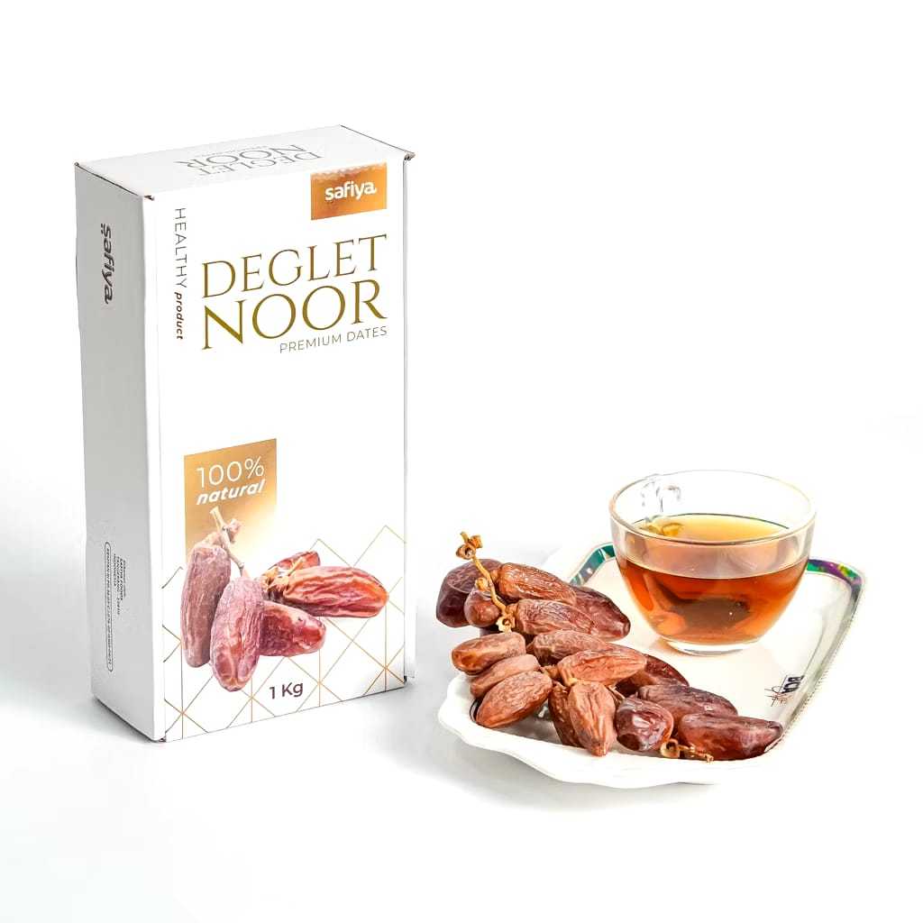 

Safiya Kurma Tunisia Tangkai 1Kg Deglet Noor Premium