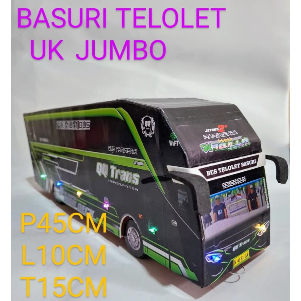 Miniatur bus basuri telolet