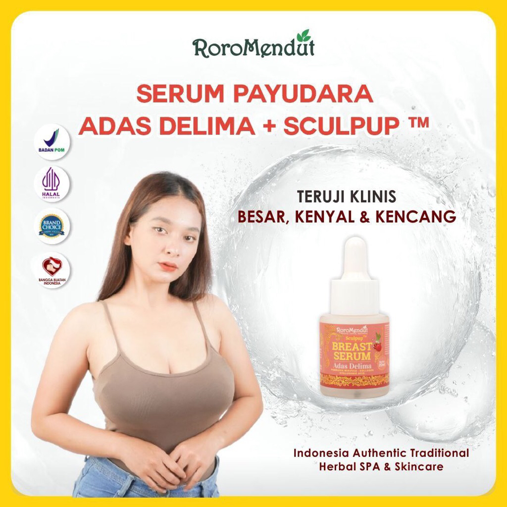 Roro Mendut Adas Delima + Sculpup ™  Breast Serum | Serum Pengencang tetew