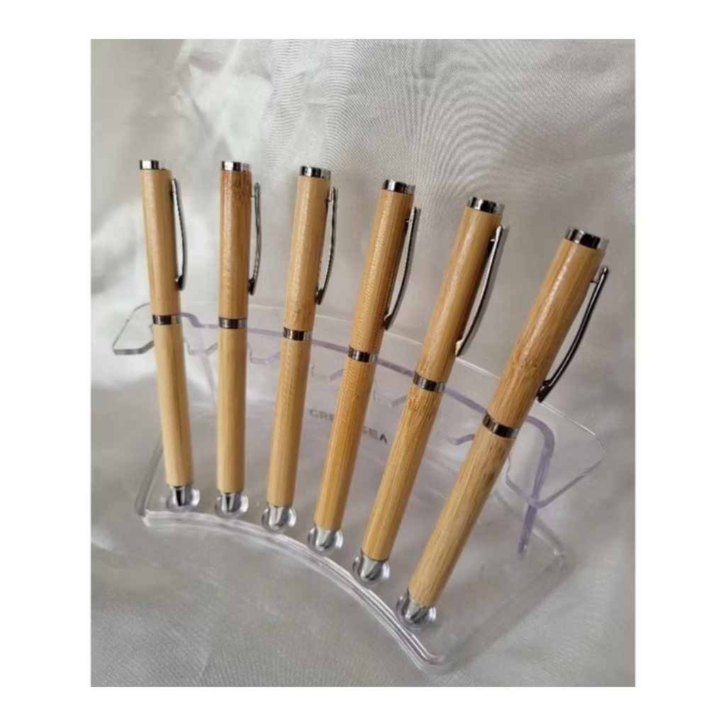 

BP181/ Pulpen bamboo / Pulpen Stainless/ Ballpoint bamboo/ Pulpen souvenir