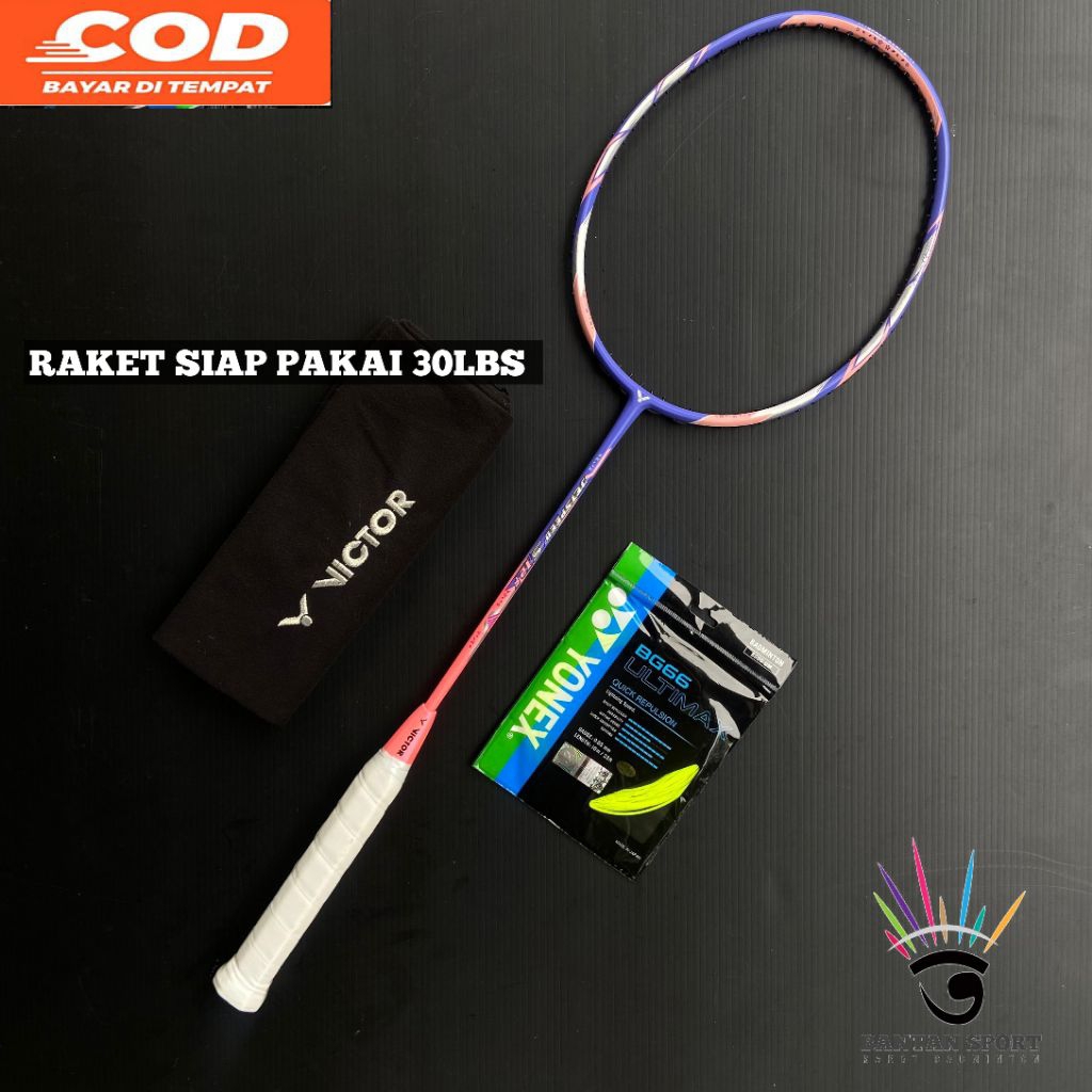 RAKET BADMINTON BULUTANGKIS TERLARIS VICR ZET SPEED 12 30LBS