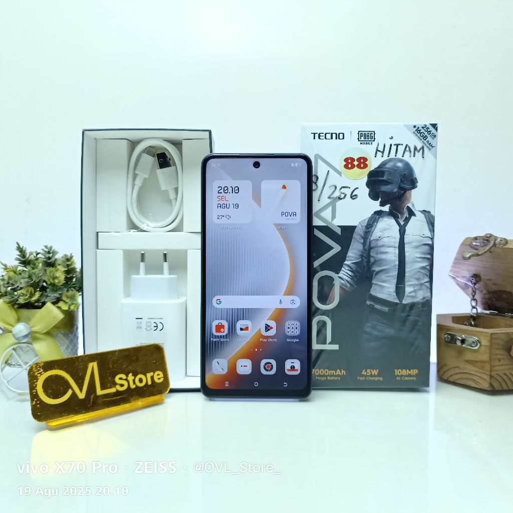 Tecno Pova 7 RAM 8/256 GB HP Second Original Bergaransi