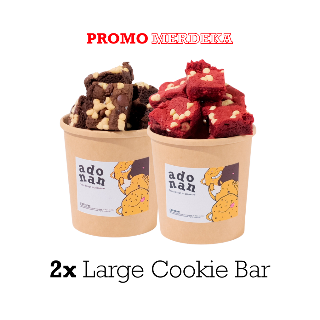 

ADONAN PROMO MERDEKA | 2x Large Cookie Bar