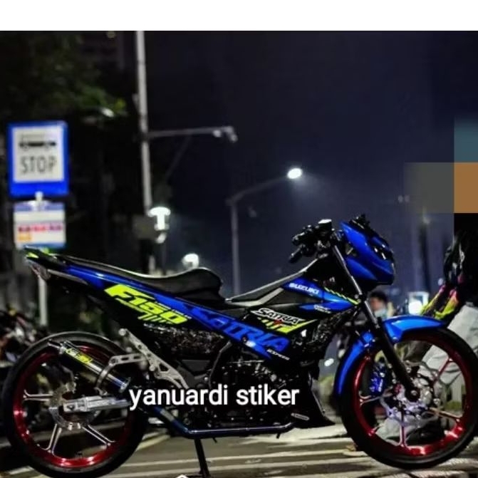 STRIPING SUZUKI SATRIA FU 150 NEW LED INJEKSI SATRIA FU NEW INJEKSI TAHUN 2021 VIETNAM 2017-2019 bir