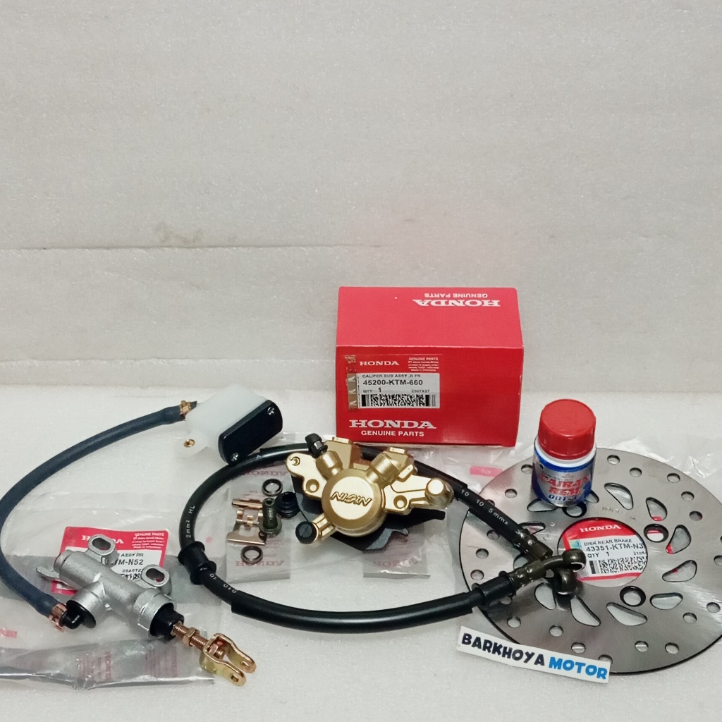 Paket 5 Item Kaliper Rem Belakang Set Cakram Supra X 125 Old Supra X 125 New Fi Blade 110 New Fi Bla