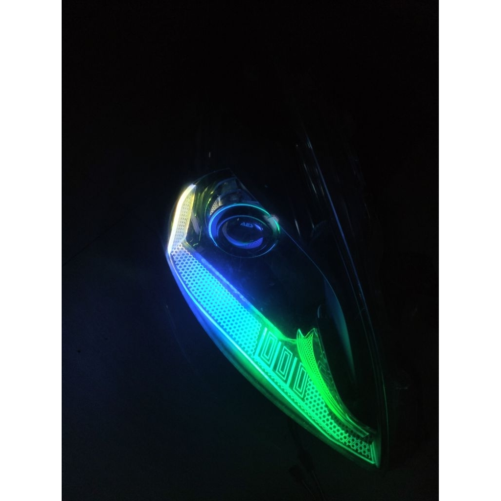 CUSTOM acrilik Ertiga lama RGB aplikasi android running seini