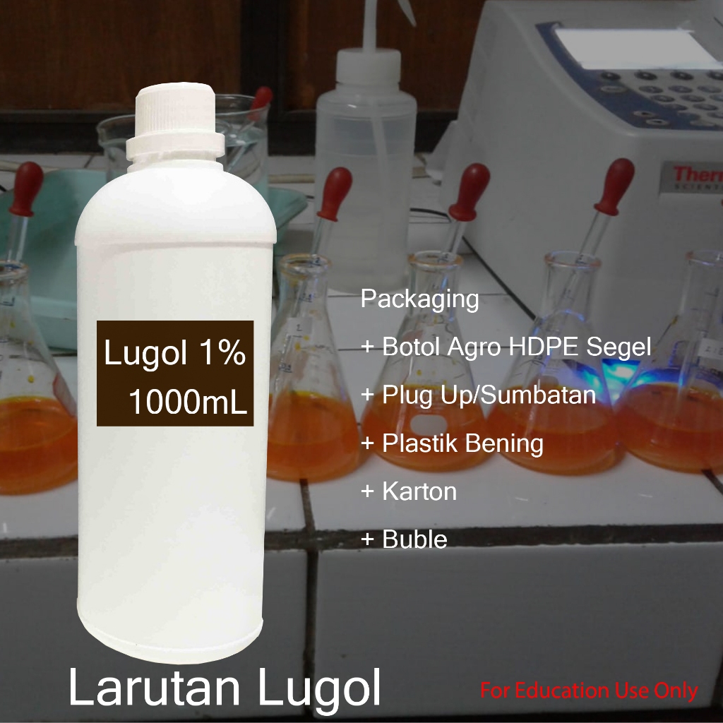 Larutan Lugol 1%  1000 ML/ Lugol's Solution 1000 mL 1%/Lugol 1 liter