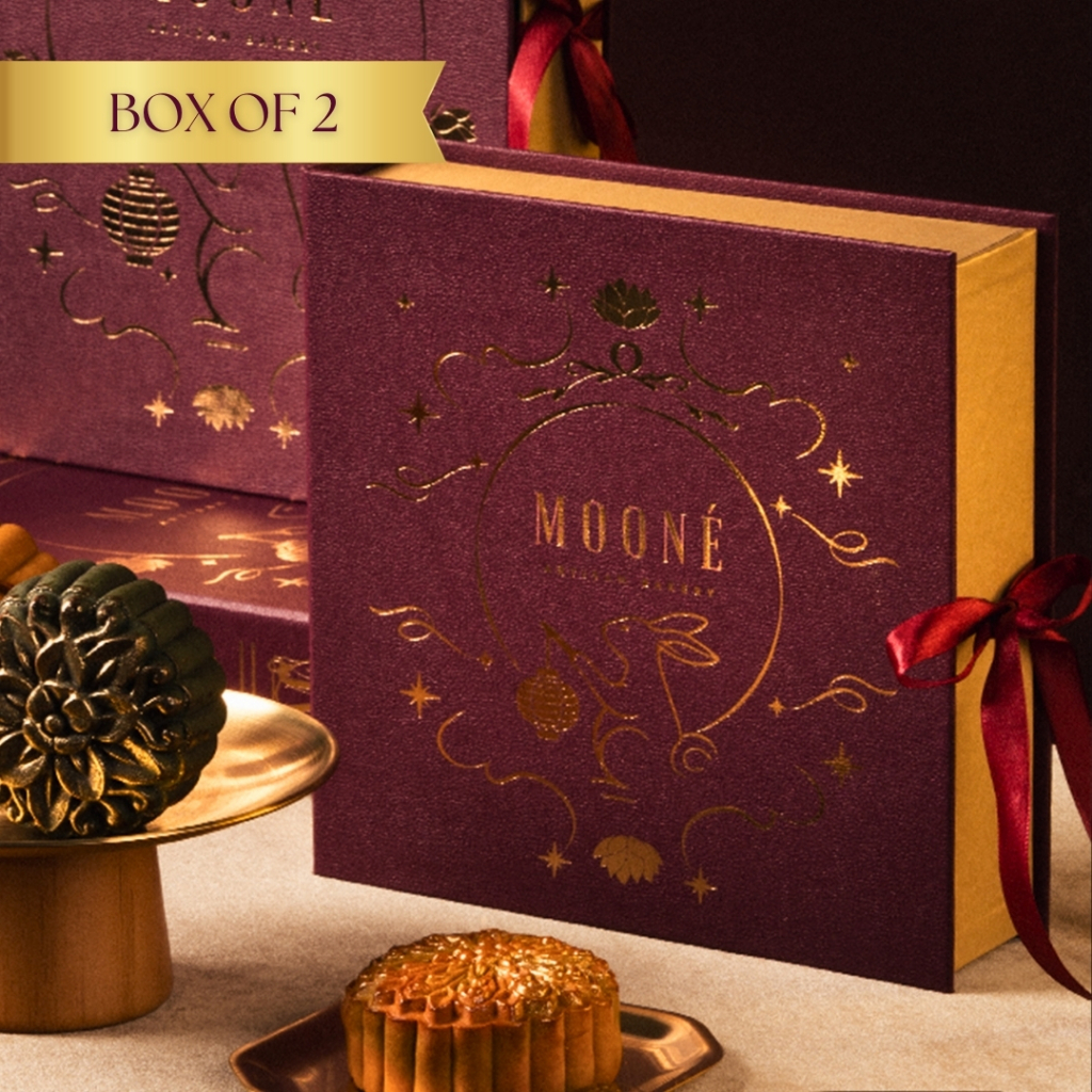 

MOONE Mooncake Hampers Kue Bulan Halal - Paket Box Isi 2