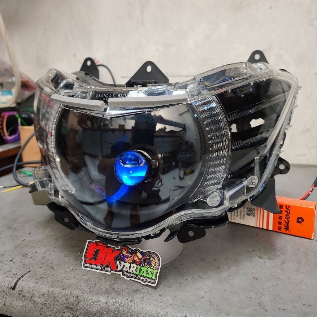 HEADLAMP REFLEKTOR MIO SOUL GT CUSTOM LAMPU H4 PNP