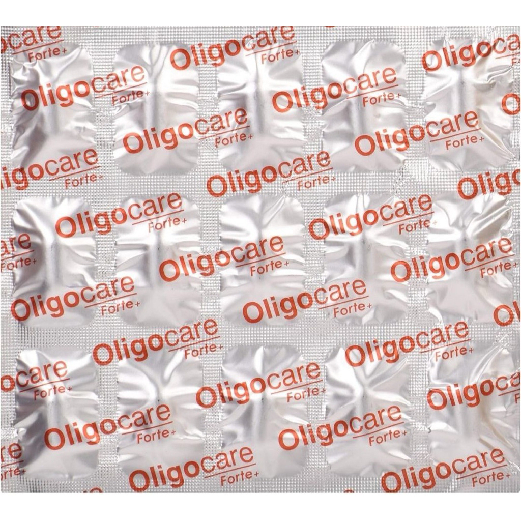 Oligocare Forte + - Strip of 15 Tablets dan Ovacare Forte - Strip of 12 Tablets