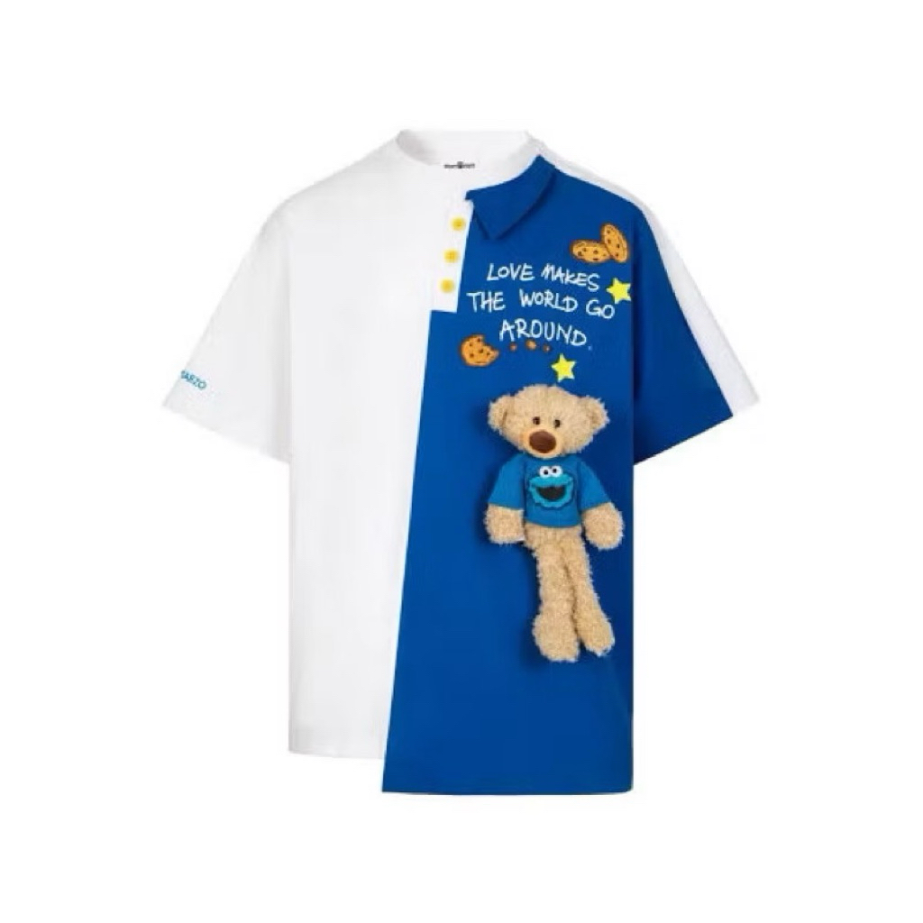 [Unisex] Kaos 13De Marzo x Sesame Street Cookie Monster Bear