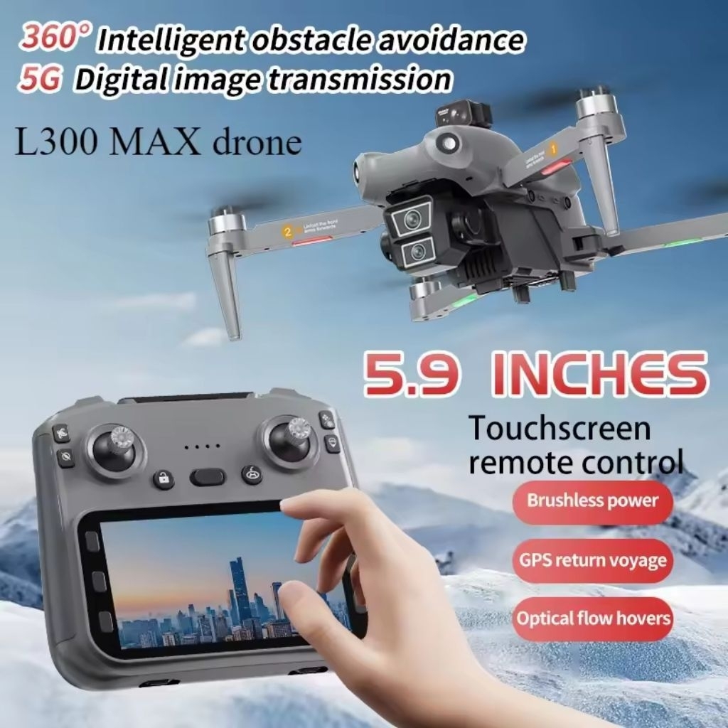 Drone L300 Pro Max GPS Intelligent Kamera 4K HD EIS Ultra Screen