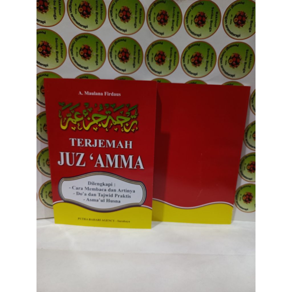 TERJEMAH JUZ AMMA AMA UKURAN BESAR BAHARI LENGKAP DENGAN TAJWID ASMAUL HUSNA TRANSLITERASI LATIN