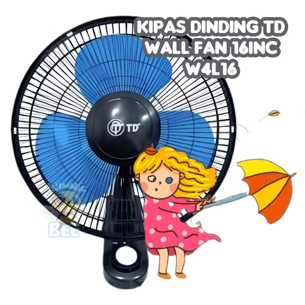 Kipas Angin Dinding TD  Wall Fan 16 Inci