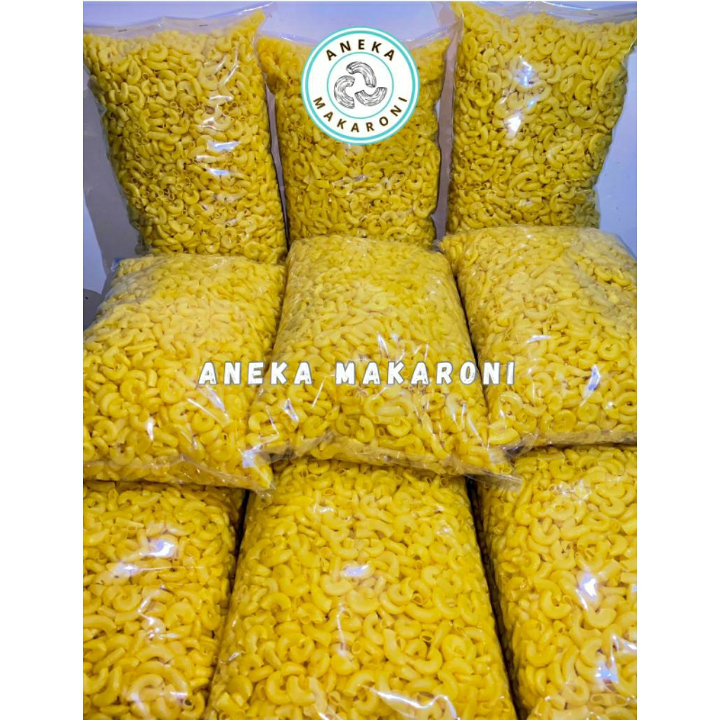 

[COD & READY STOCK] TERMURAH Makaroni Mentah Goreng Bantet Kriuk/Rebus Cap Kondang Enak Repack 5Kg