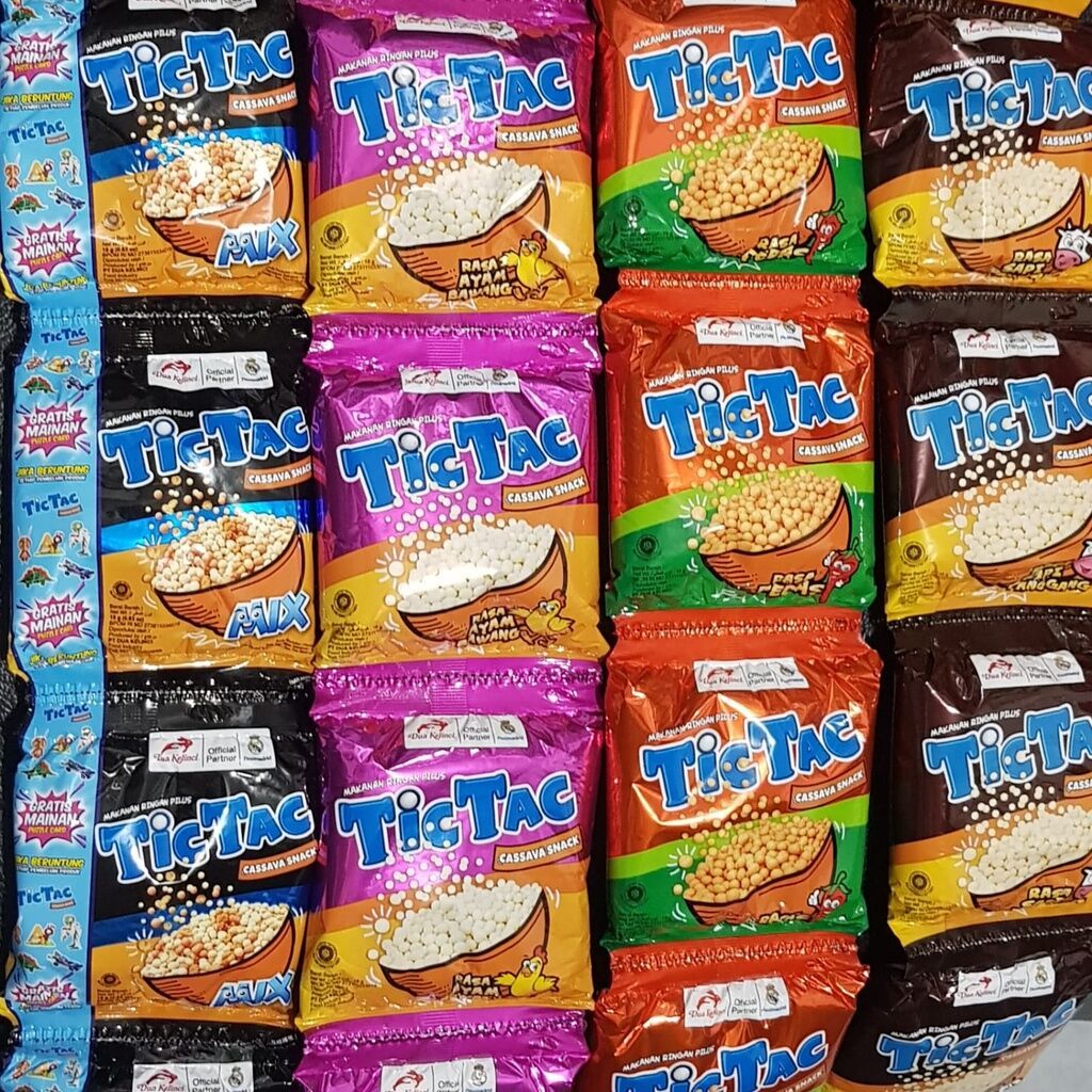 

RENTENGAN SNACK PILUS TIC TAC DUA KELINCI 1 PACK 10 PCS