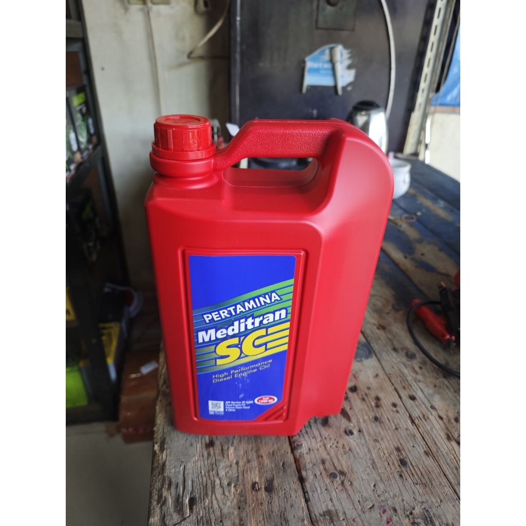 OLI PERTAMINA MEDITRAN SC 15W-40 KEMASAN 5 LITER OLIE MEDITRAN SC 5 LTR